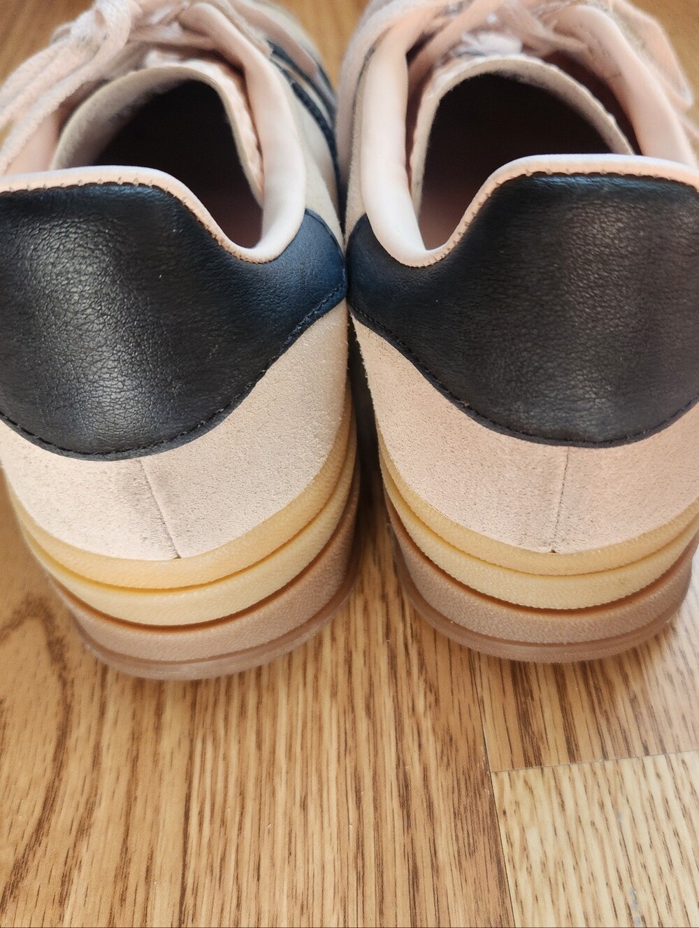 Adidas Women’s Light Pink Platform Gazelle Size 8 - Picture 6 of 8